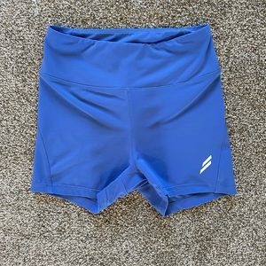 Blue athletic spandex shorts 🪼